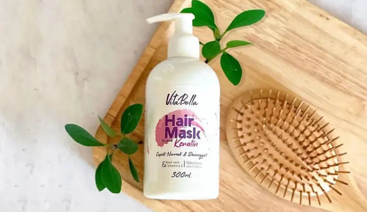 موهای ابریشمی باماسک موی داخل حمام ویتابلا